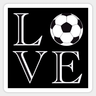 Soccer Love for the game of futbol aka soccer Sticker